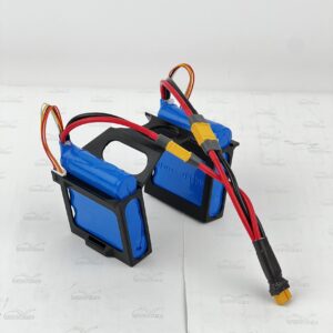 Акумуляторна збірка 4S2P (2x4S1P) 11600mAh/17A з кріпленням і конектором